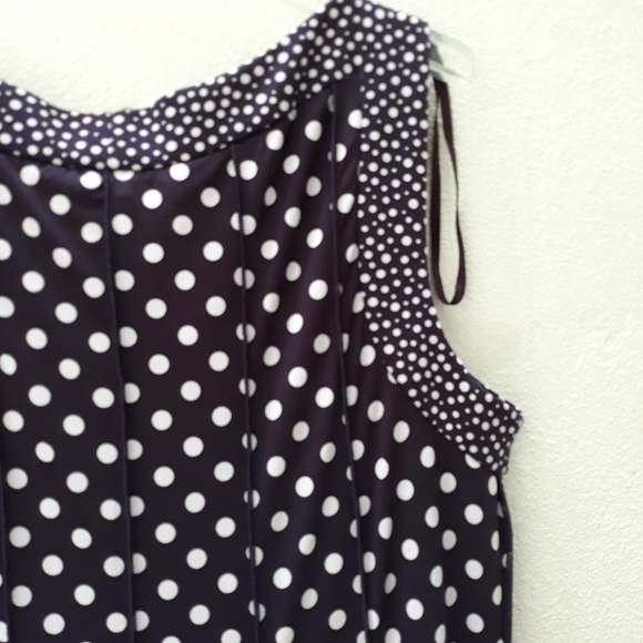 Perception New York sleeveless polka dot dress size XL - Picture 4 of 7